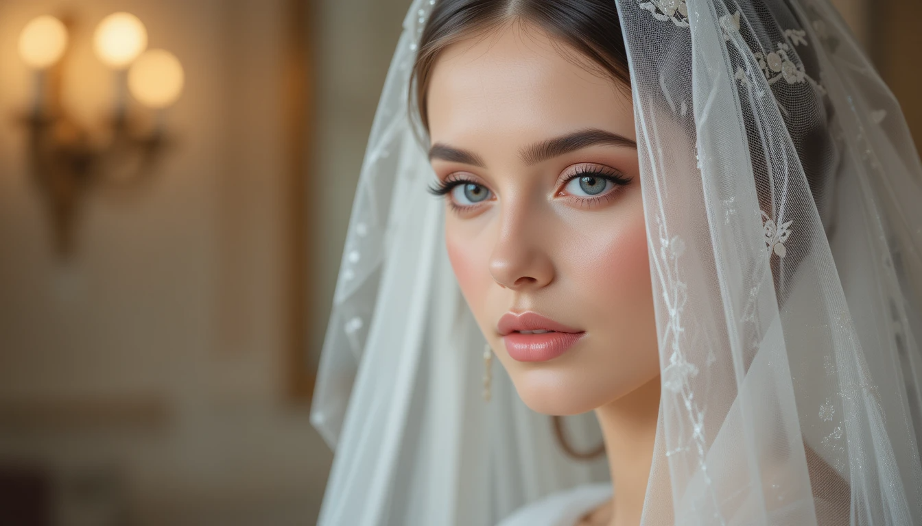 سالن ماه زاد میکاپ شنیون عروس در اصفهان